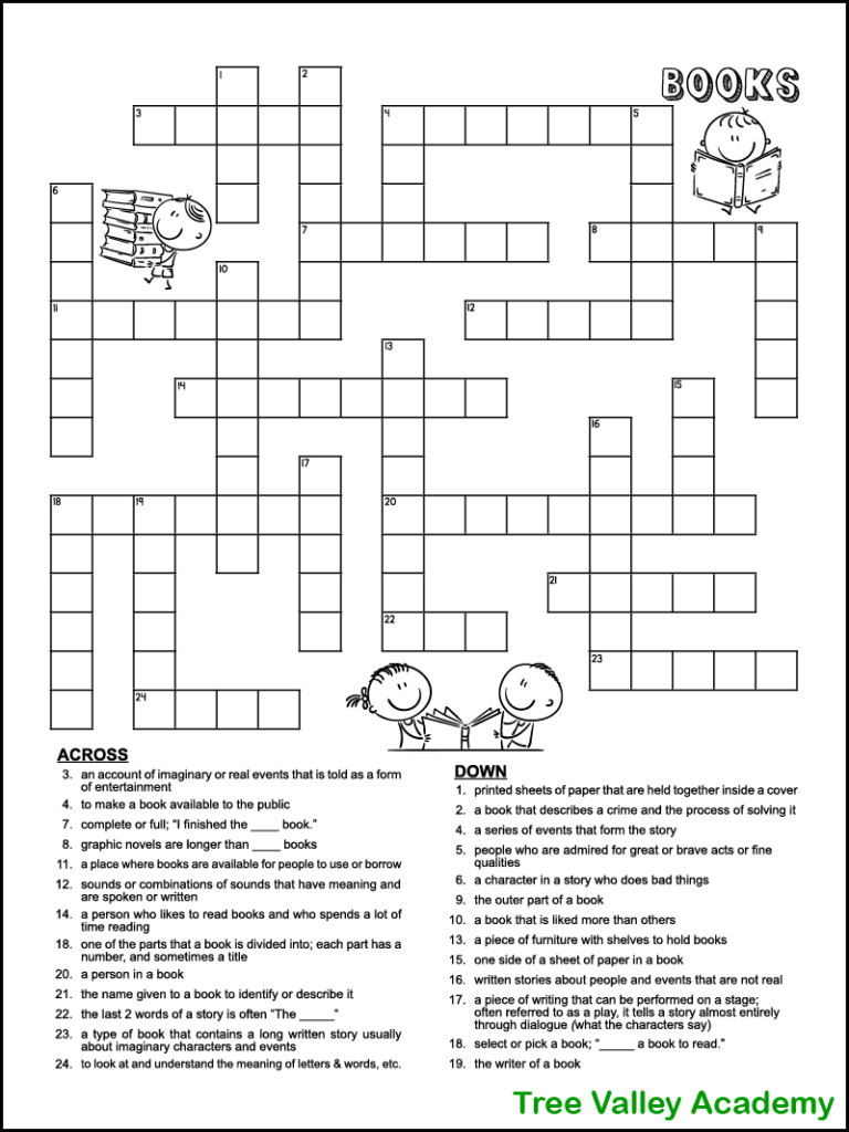 Free Printable Entertainment Crossword Puzzles