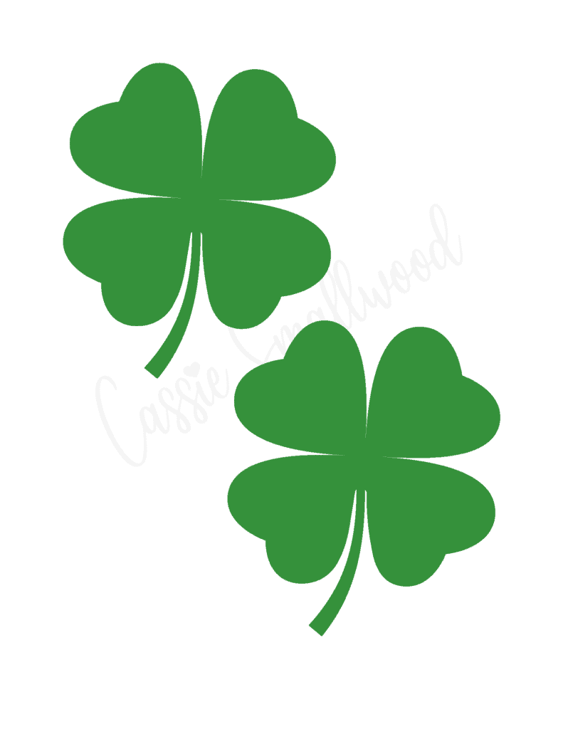 12 Cute Four Leaf Clover Printable Templates FREE Cassie 