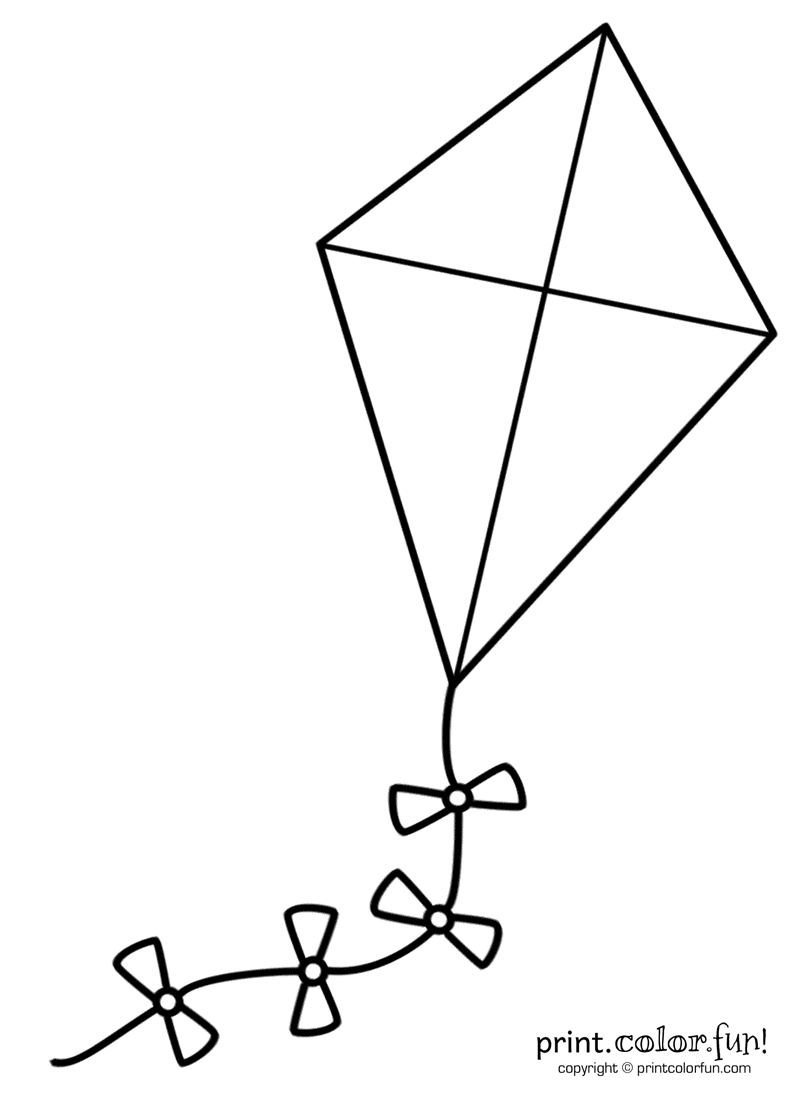 Kite Template Printable Pdf
