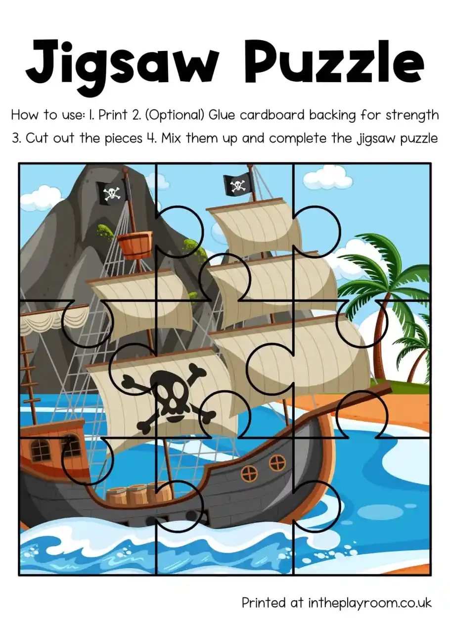 16 Free Printable Jigsaw Puzzles For Kids In The Playroom