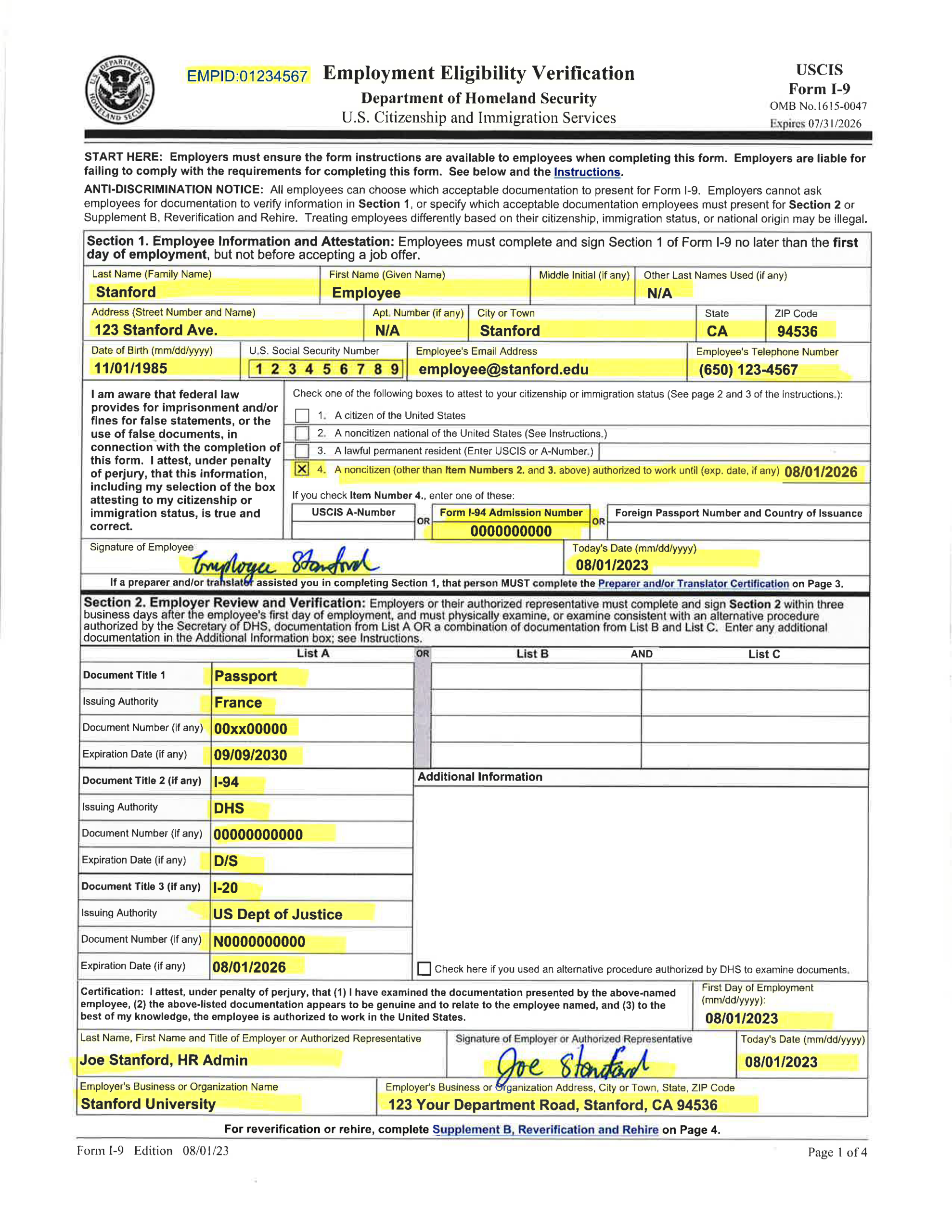 2 Addresses On I9 Form 2024 I9 Form 2024
