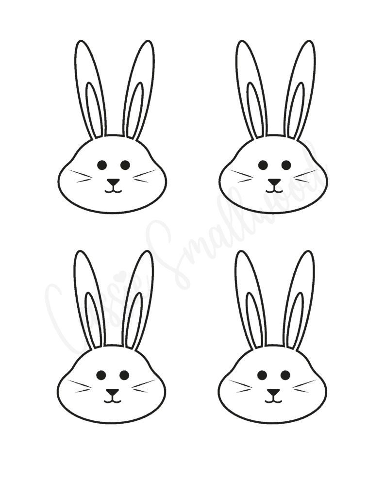 Free Printable Bunny Template