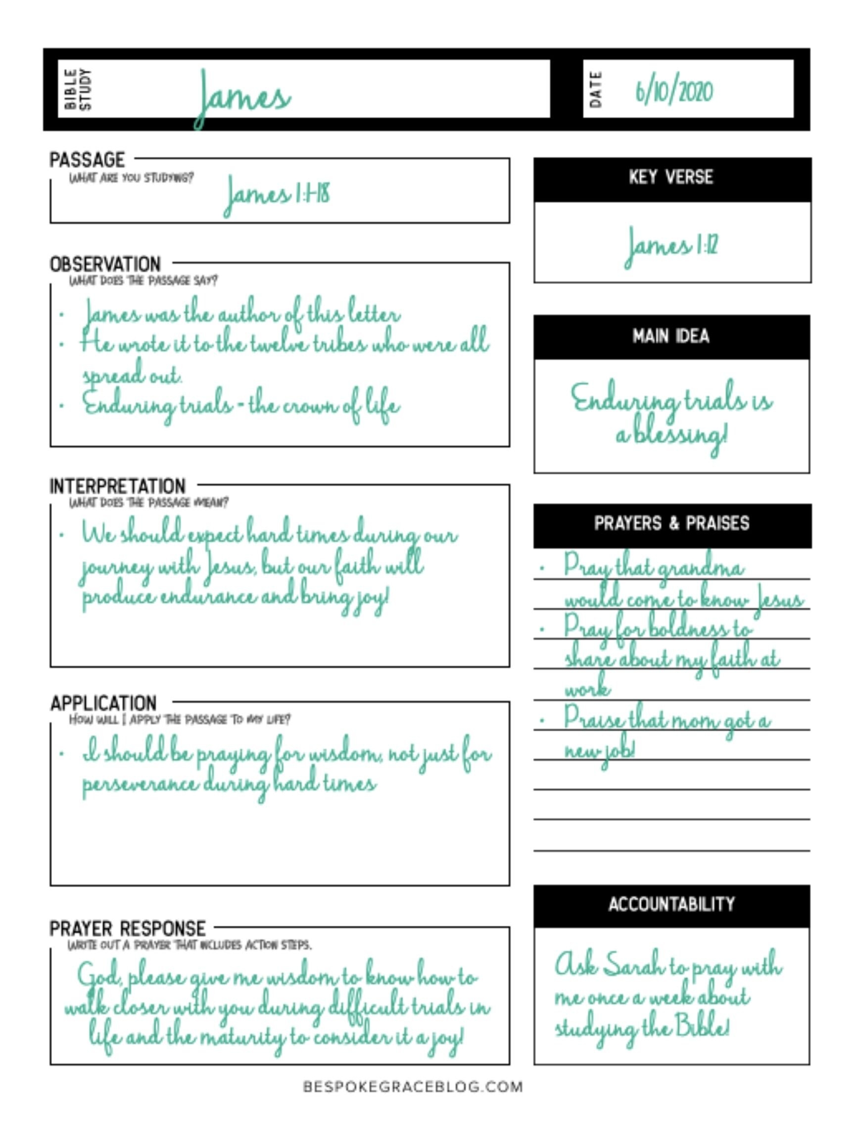 Bible Study Lessons Printable Worksheets