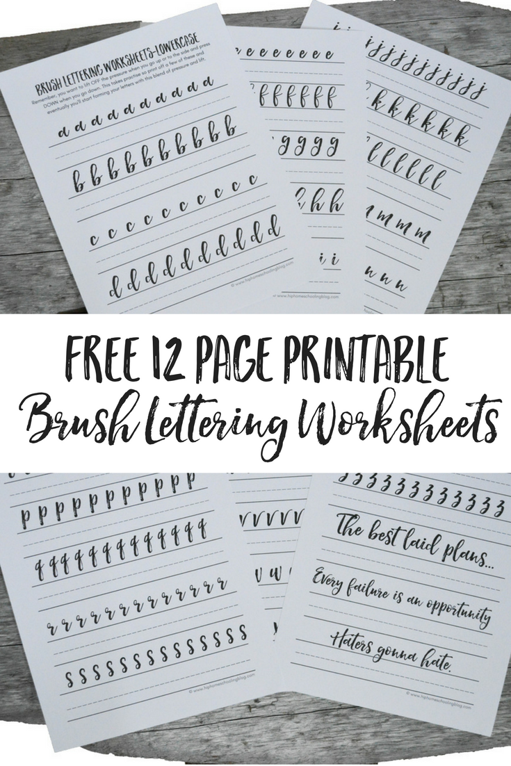 31 Free Printable Lettering And Calligraphy Worksheets Masha 