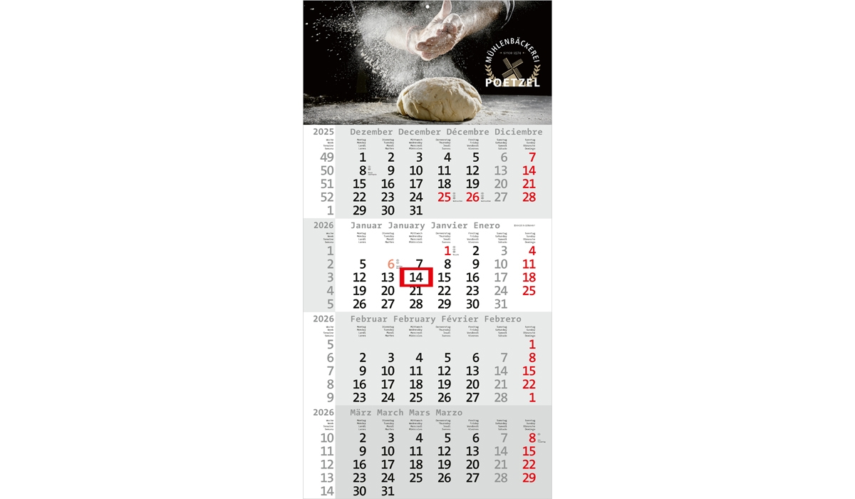 2026 Rescission Calendar Printable