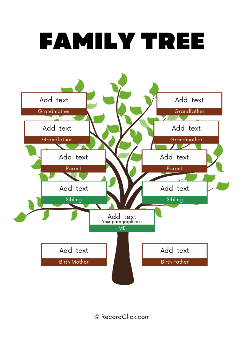 Family Tree Worksheet Printable Pdf