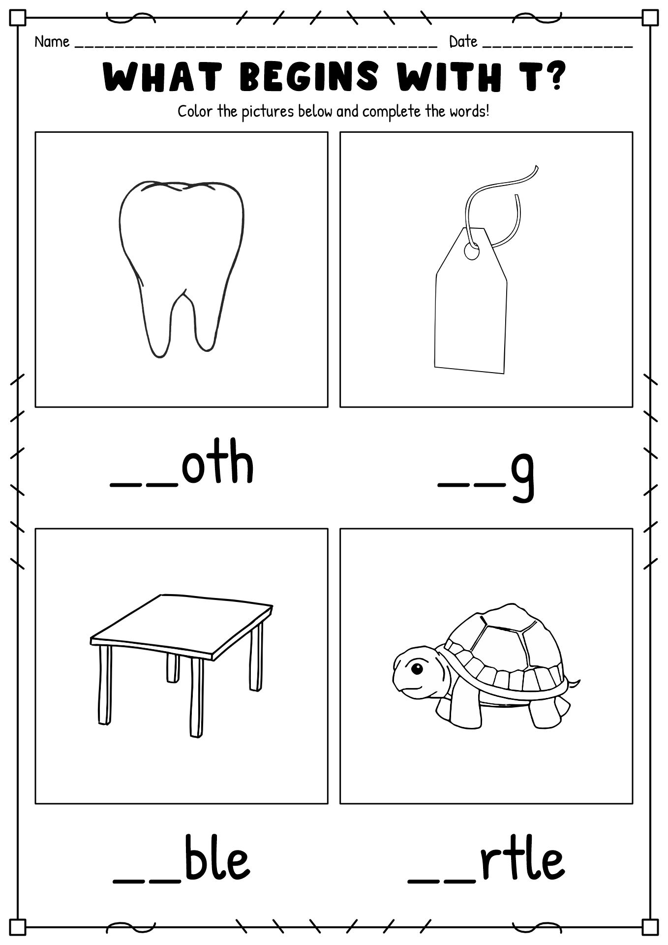 8 Kindergarten Language Arts Worksheets Free PDF At Worksheeto 