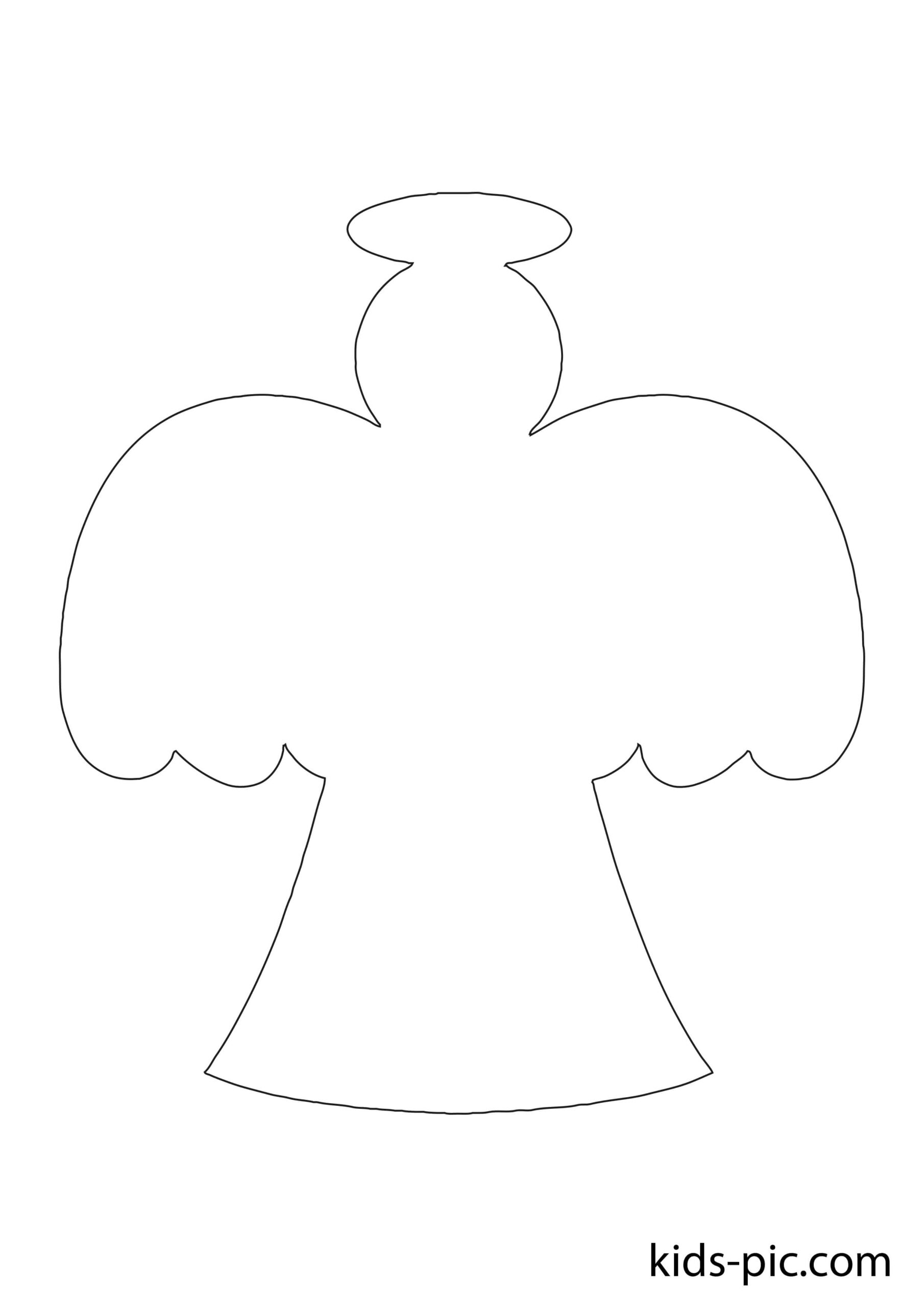Cut Out Angel Template Printable Free