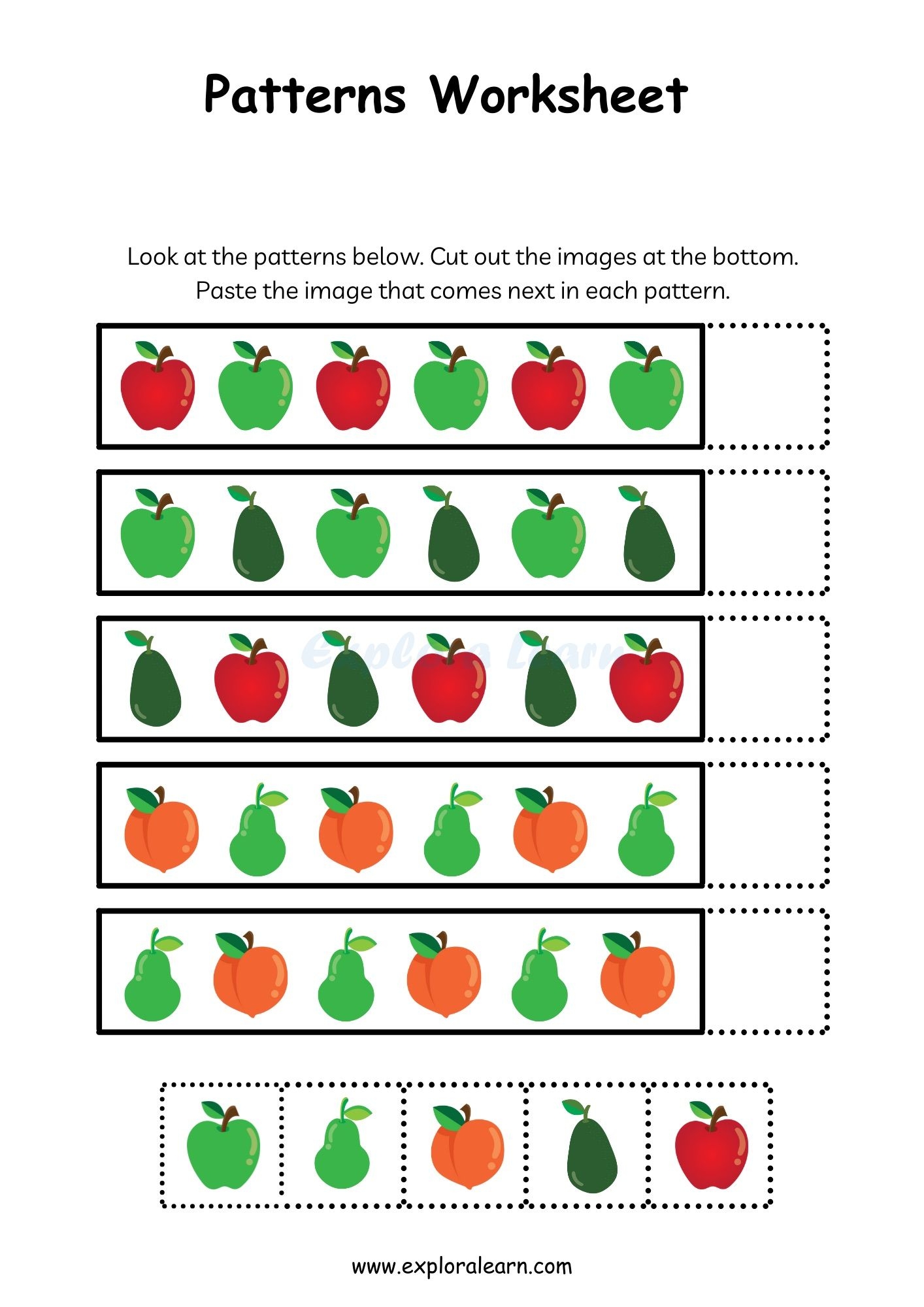 Worksheet For Autism Printable