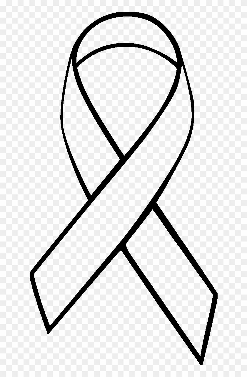 Breast Cancer Ribbon Outline Free Transparent PNG Clipart Images 