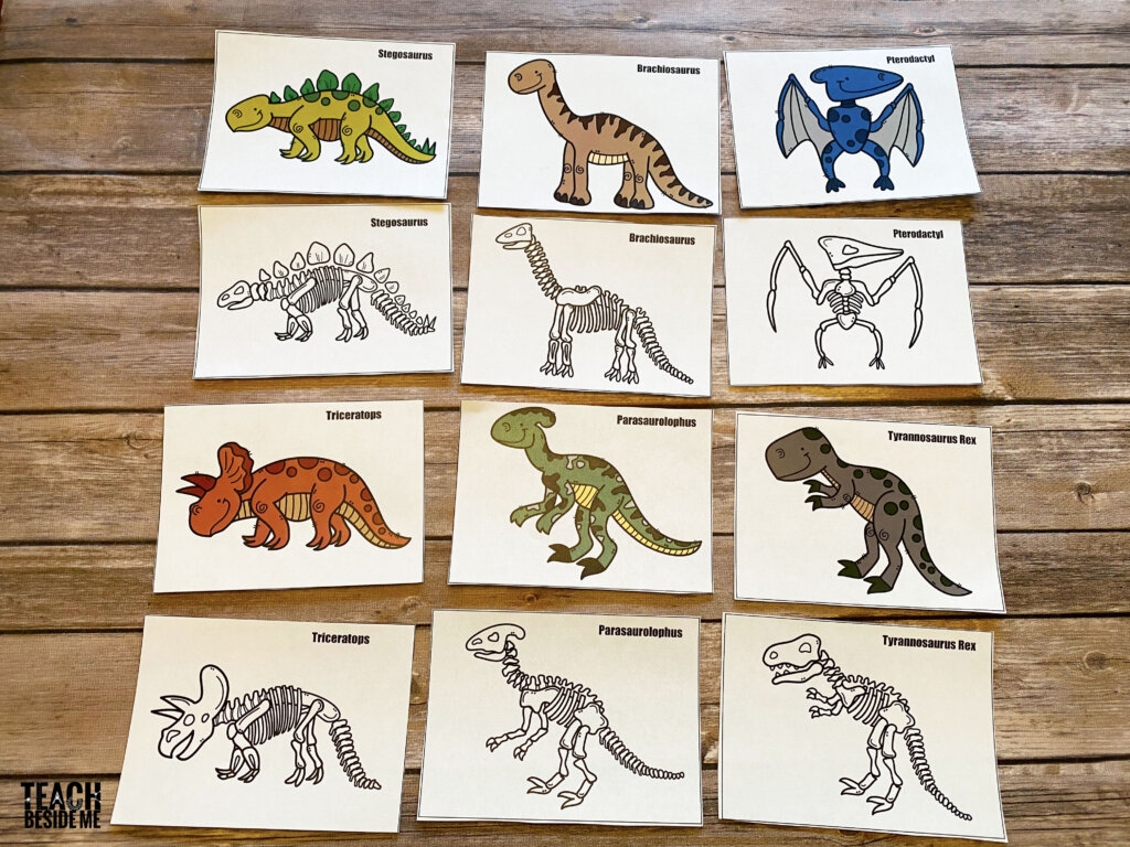 Build A Dinosaur Puzzles amp Matching Game Teach Beside Me