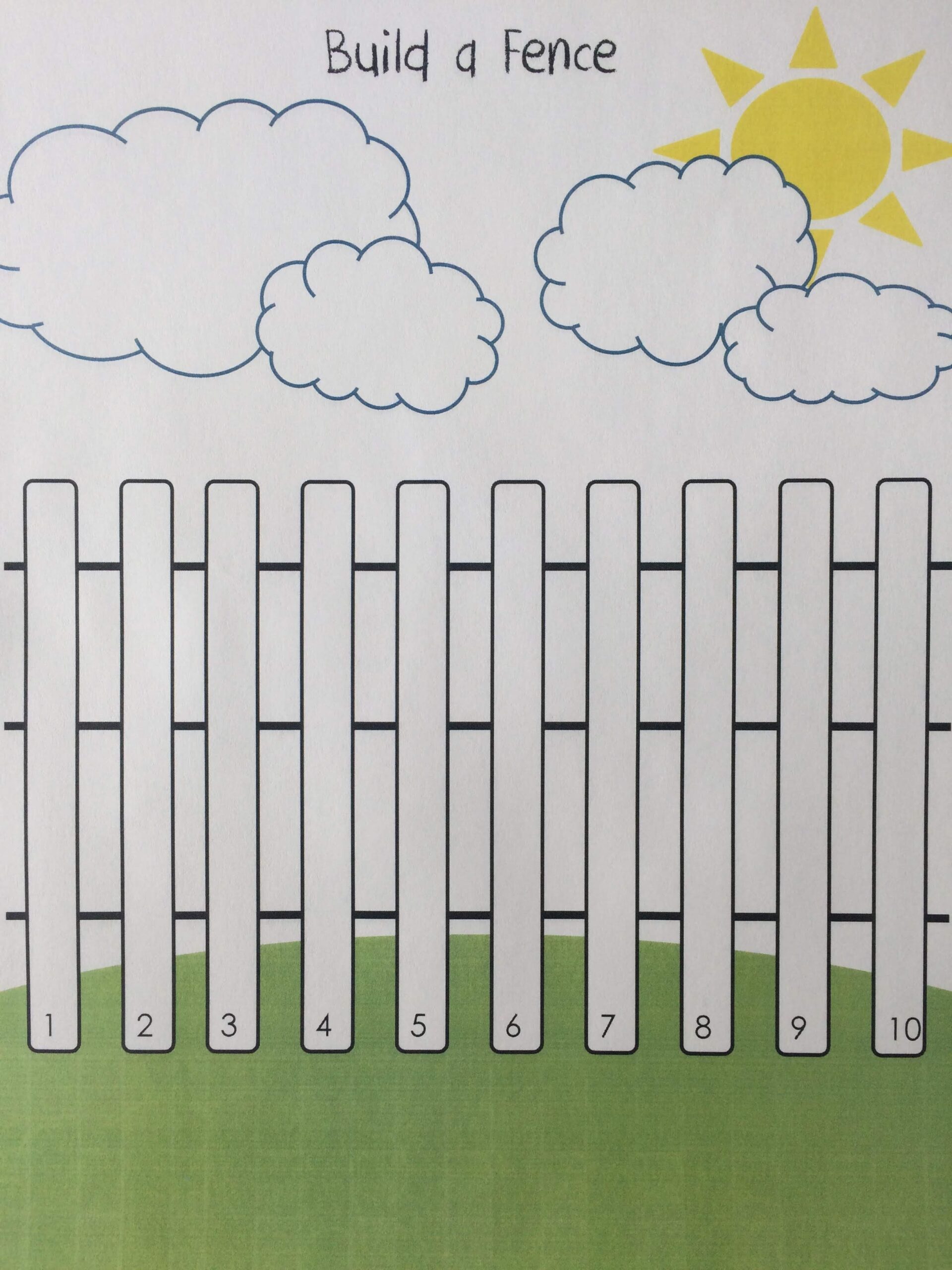 Fence Template Printable