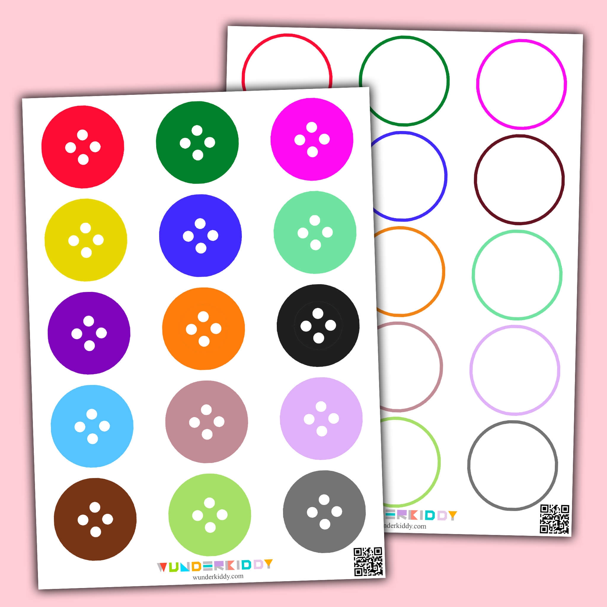 Printable Button Template