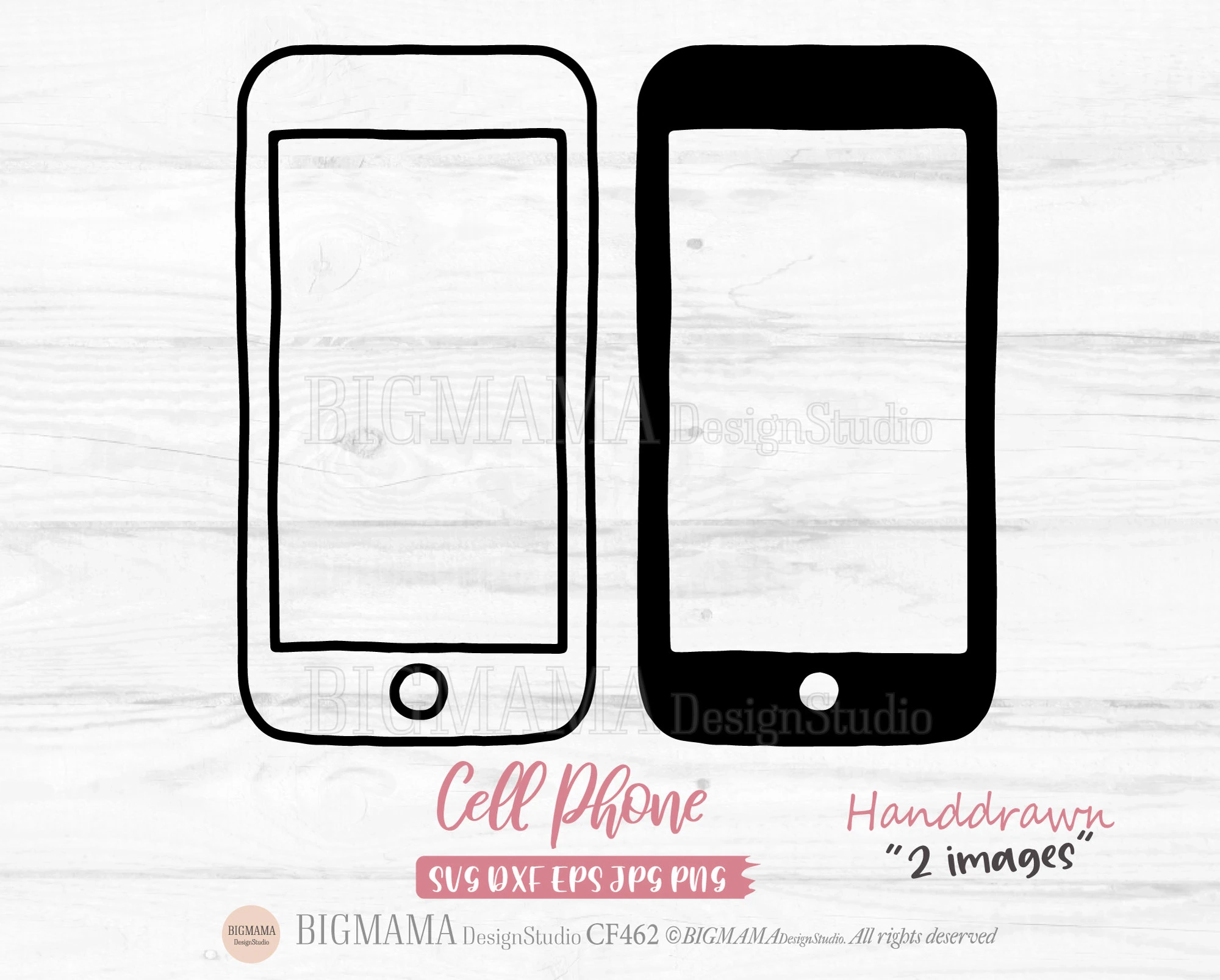 Cell Phone Template Printable