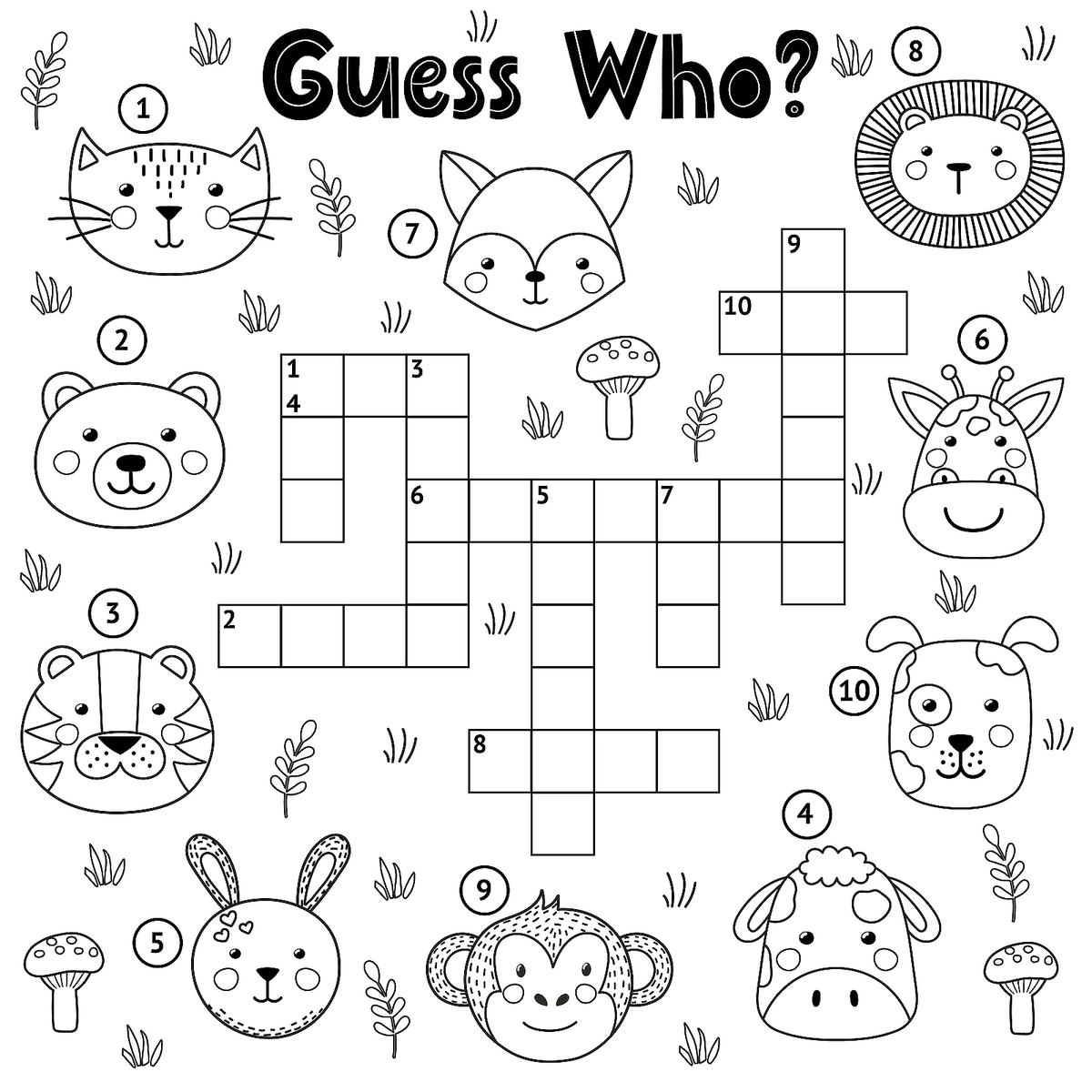 Printable Puzzles For Kids Free