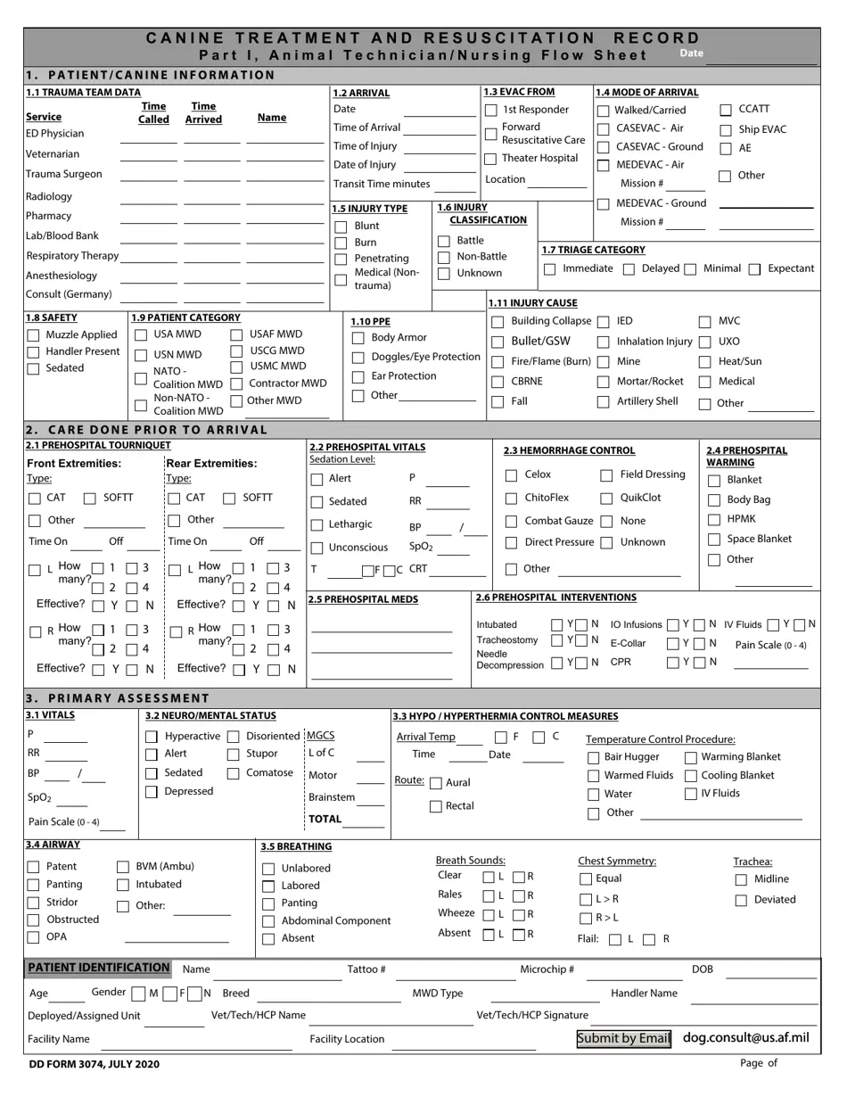 Printable Form 3074