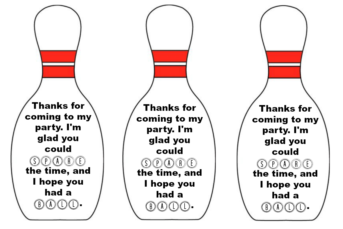 Bowling Pin Template Printable