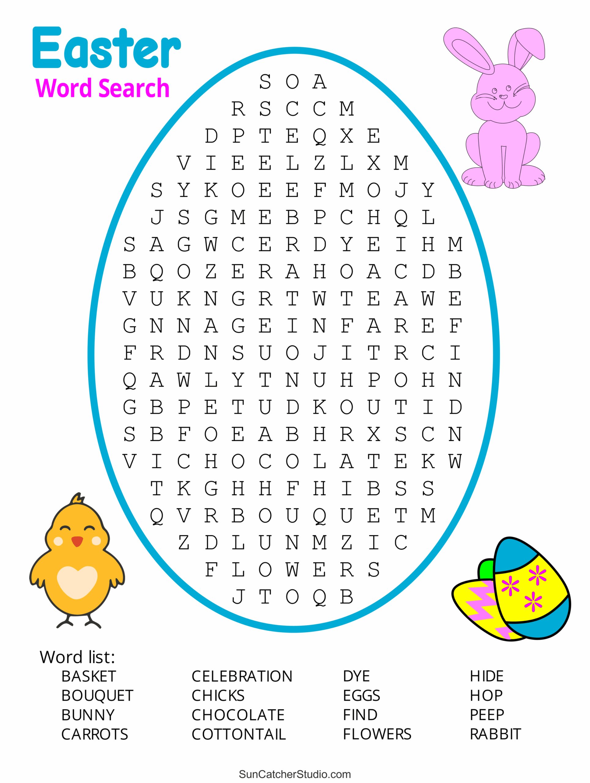 Free Easter Puzzles Printable