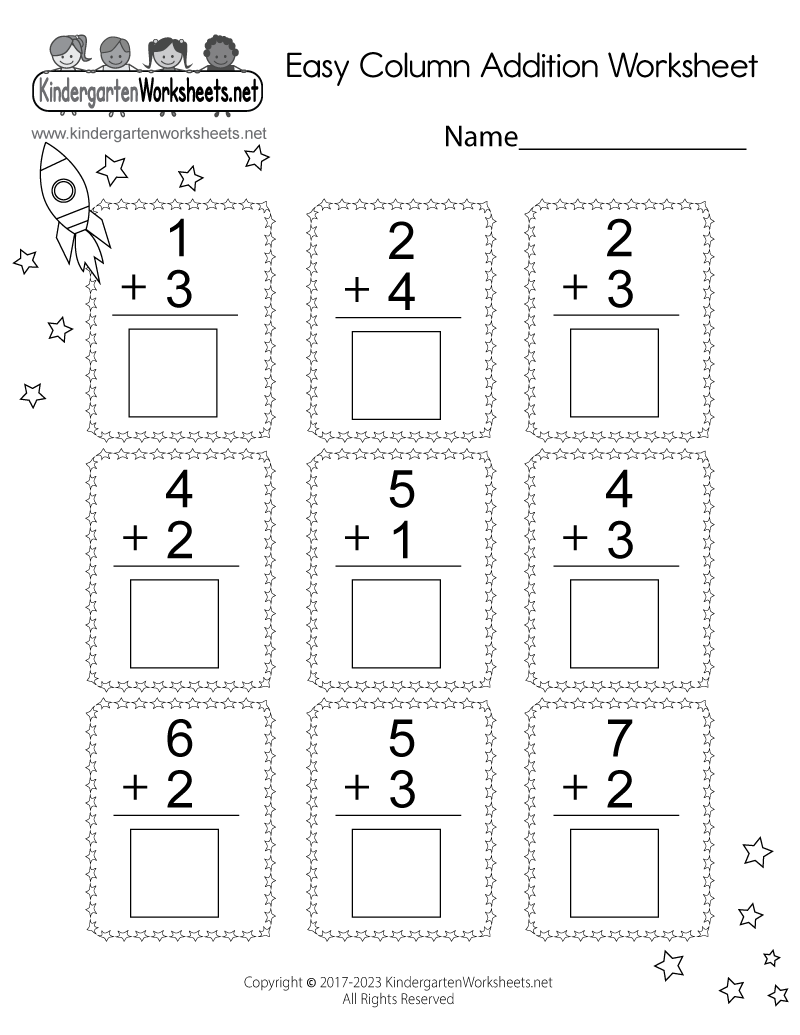 Free Printable Addition Worksheets Pdf