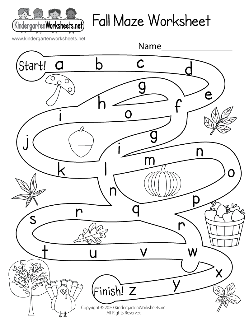 Maze Worksheet Printable
