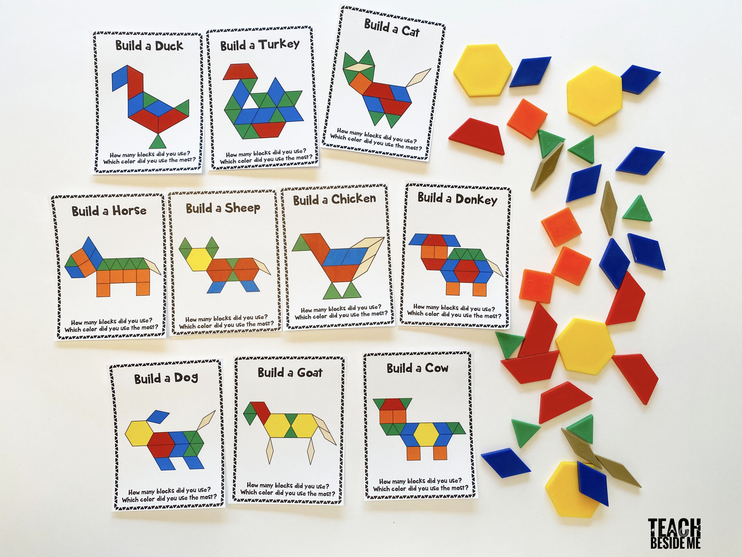 Pattern Block Free Printables