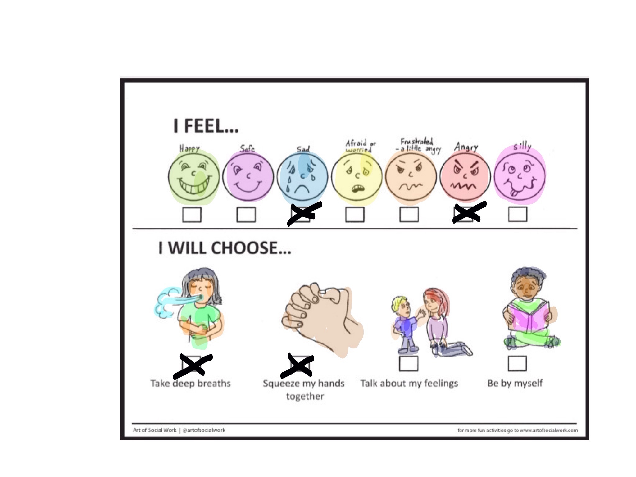 Feelings Check In Printable