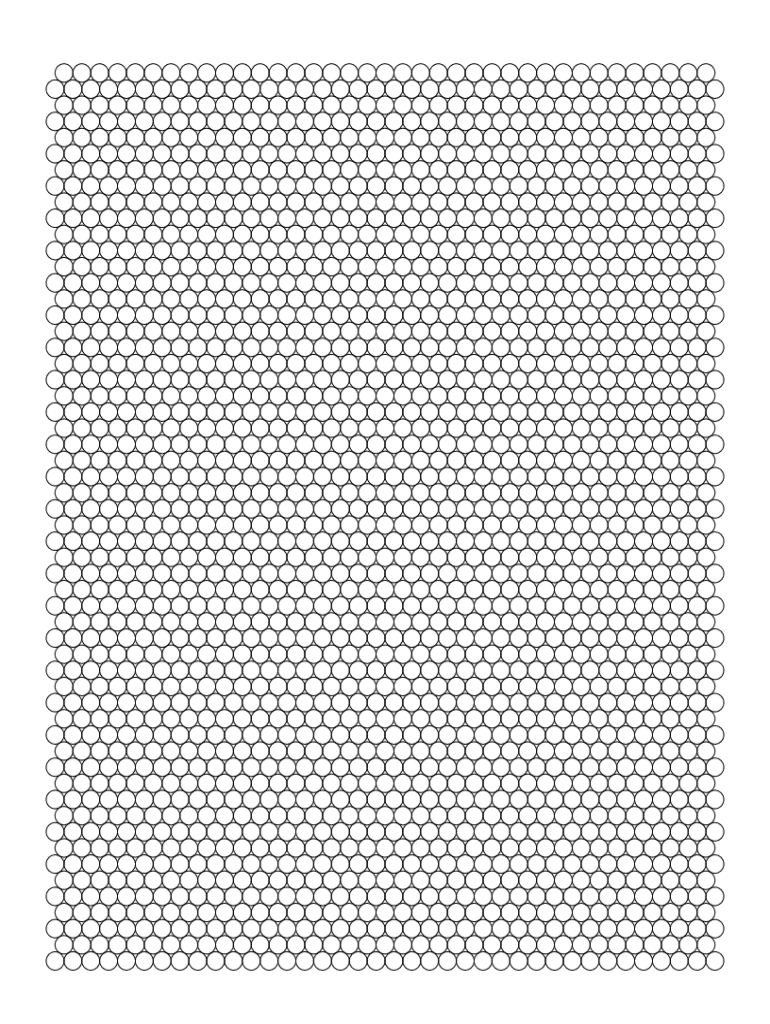Printable Hex Grid For Graphing