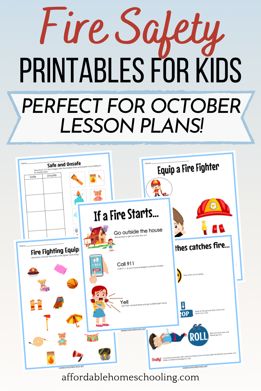 Fire Safety Worksheets By Elementary At HEART Worksheets Library 