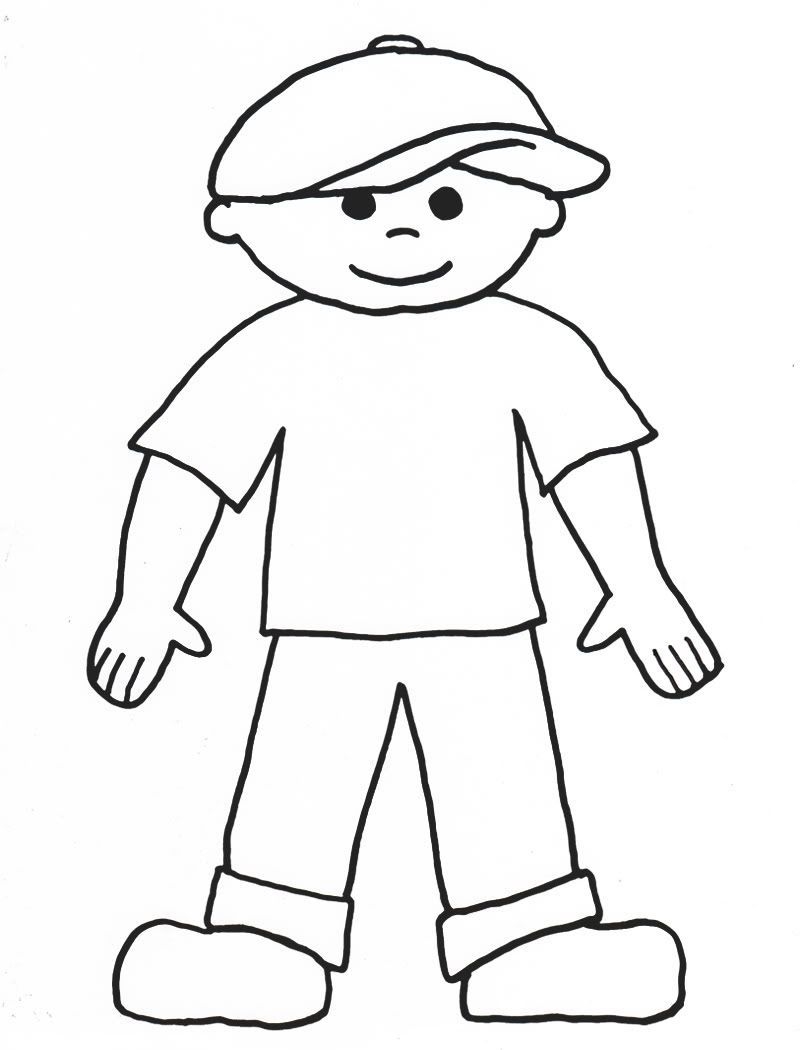 Flat Stanley Printable Template
