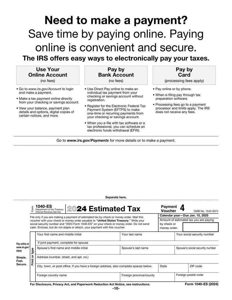 Form 1040 ES Fill And Sign Online With Lumin