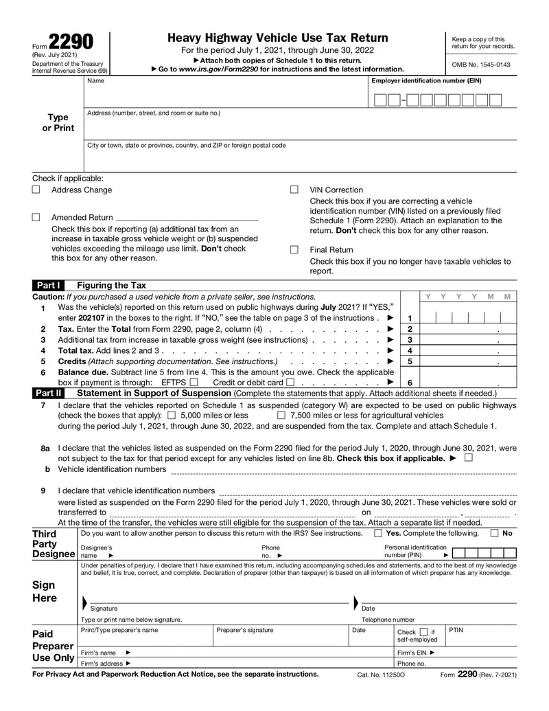 Form 2290 Fill And Sign Online With Lumin