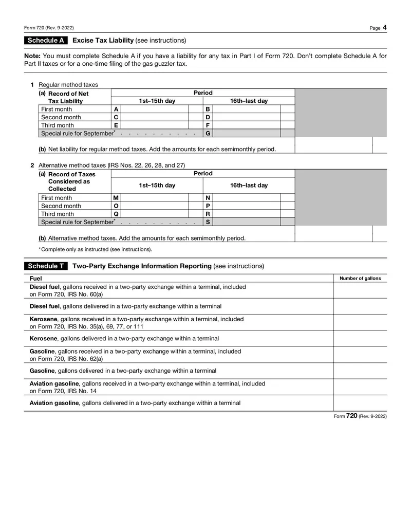 What Is Form 720 For Taxes