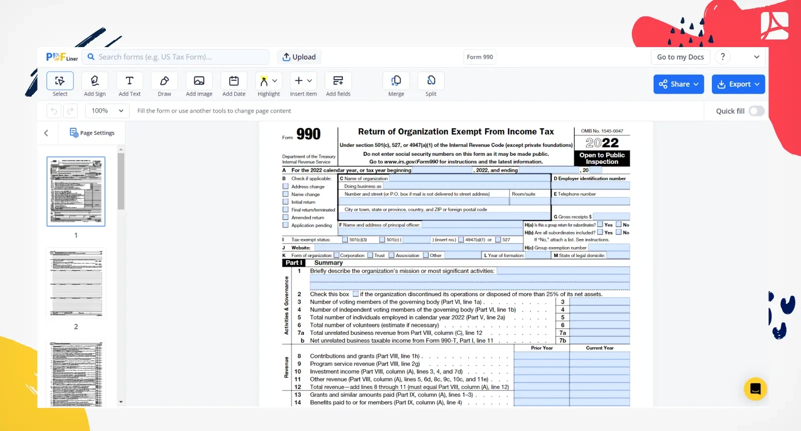 Irs Form 990 Schedule A 2023