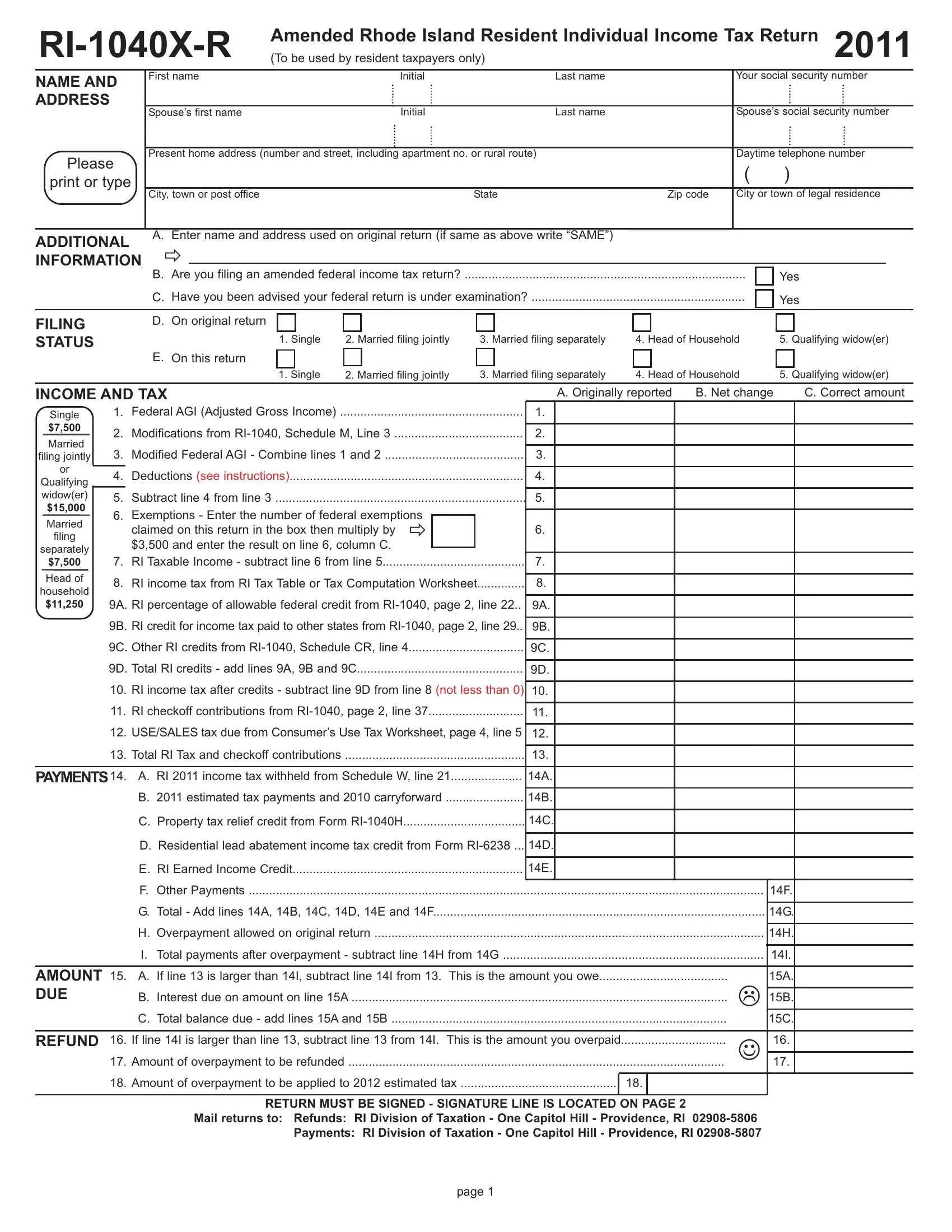 Ri Irs Forms