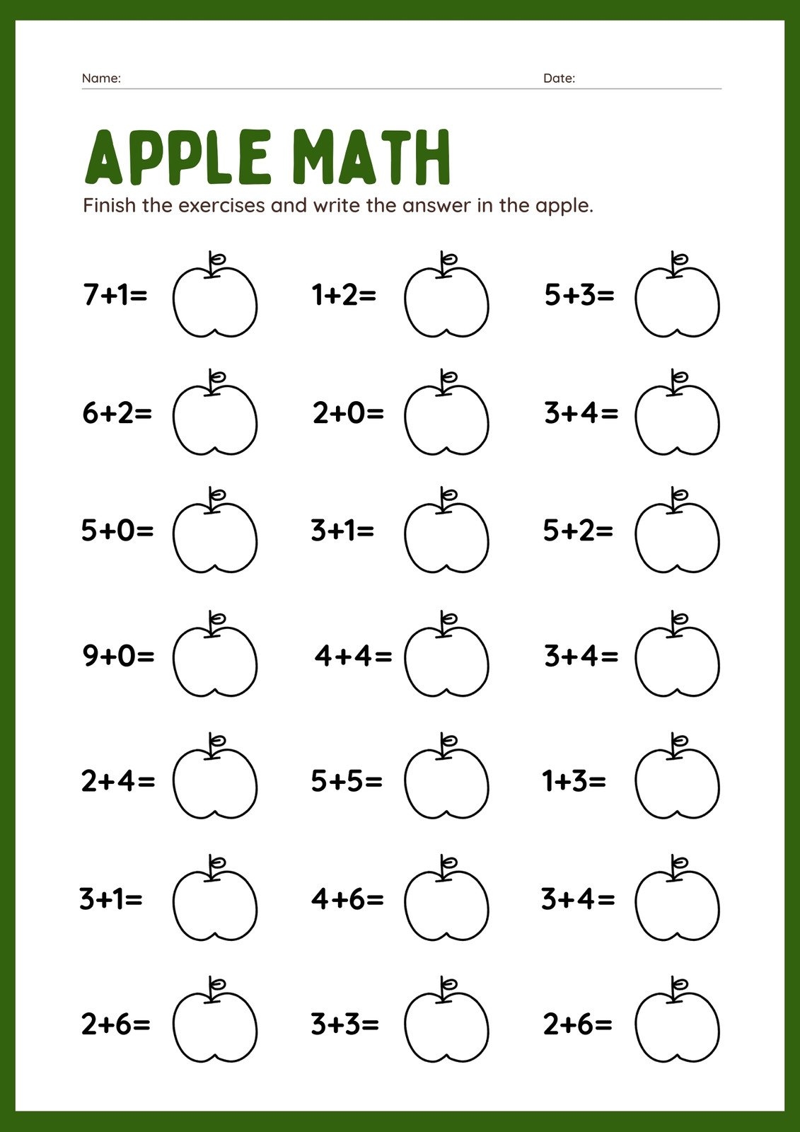 1st Grade Worksheets Printable