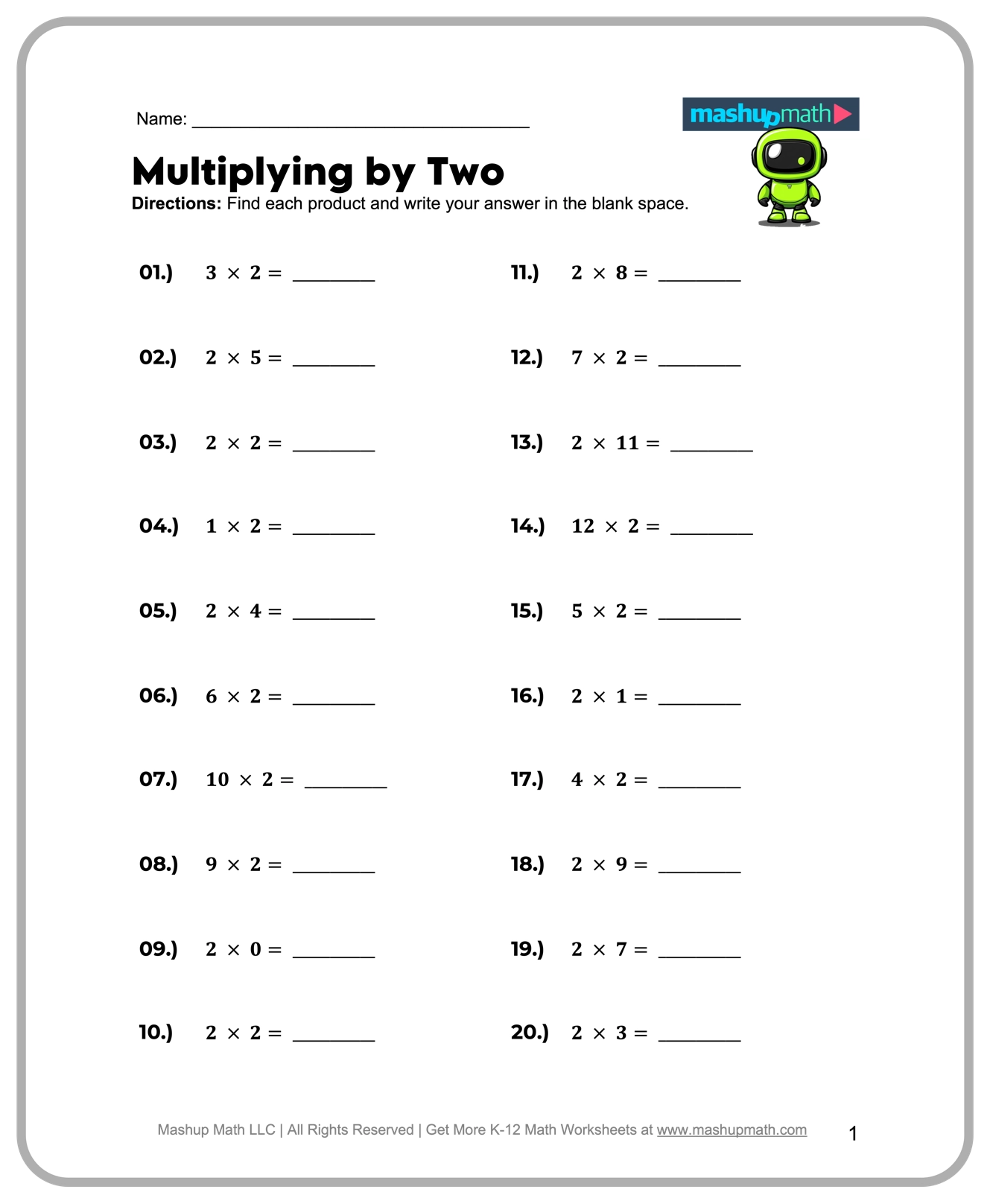 Free Printable Second Grade Worksheets