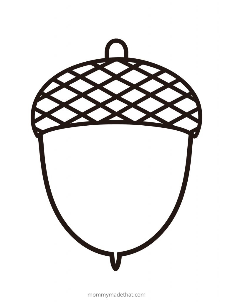 Free Acorn Template Printable