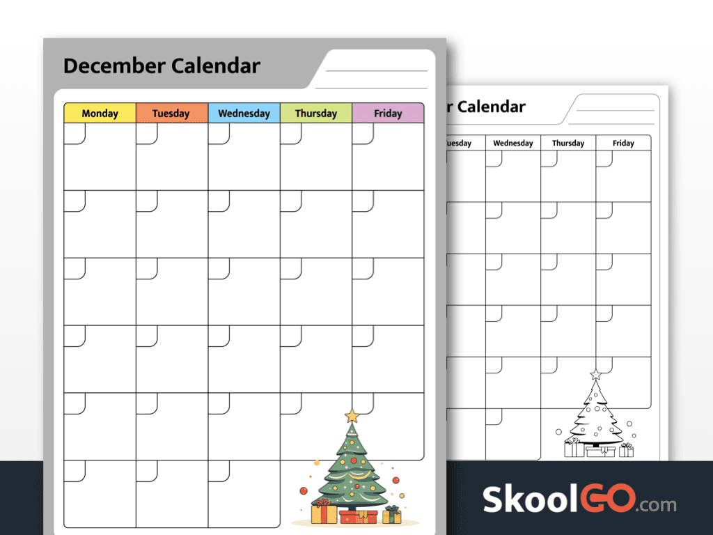 Free Calendar Printable Worksheets SKOOLGO