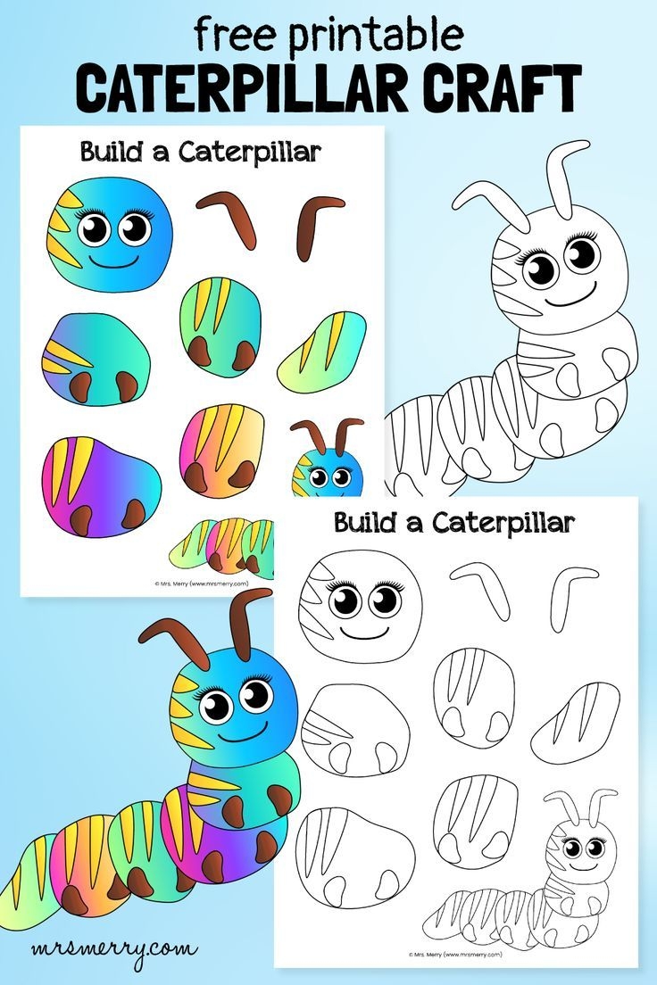 Caterpillar Template Free Printable