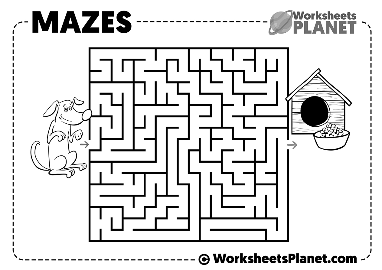 Free Easy Printable Mazes For Kids Download The FREE PACK 