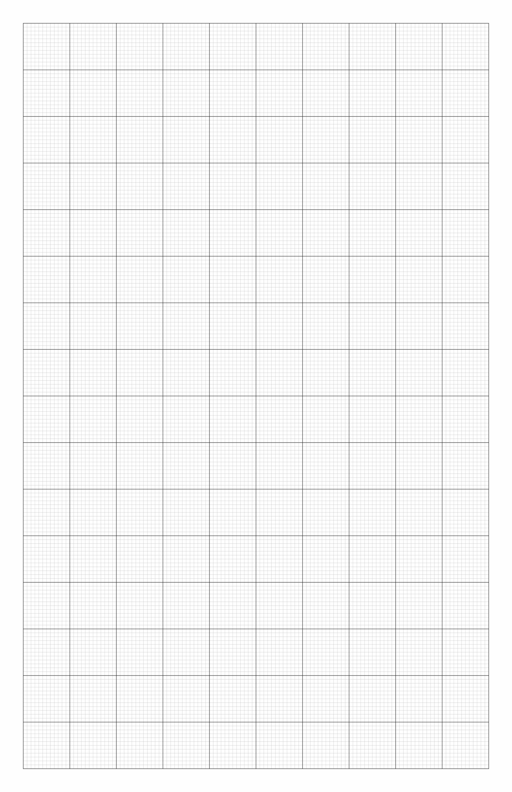 One Inch Graph Paper Free Printable