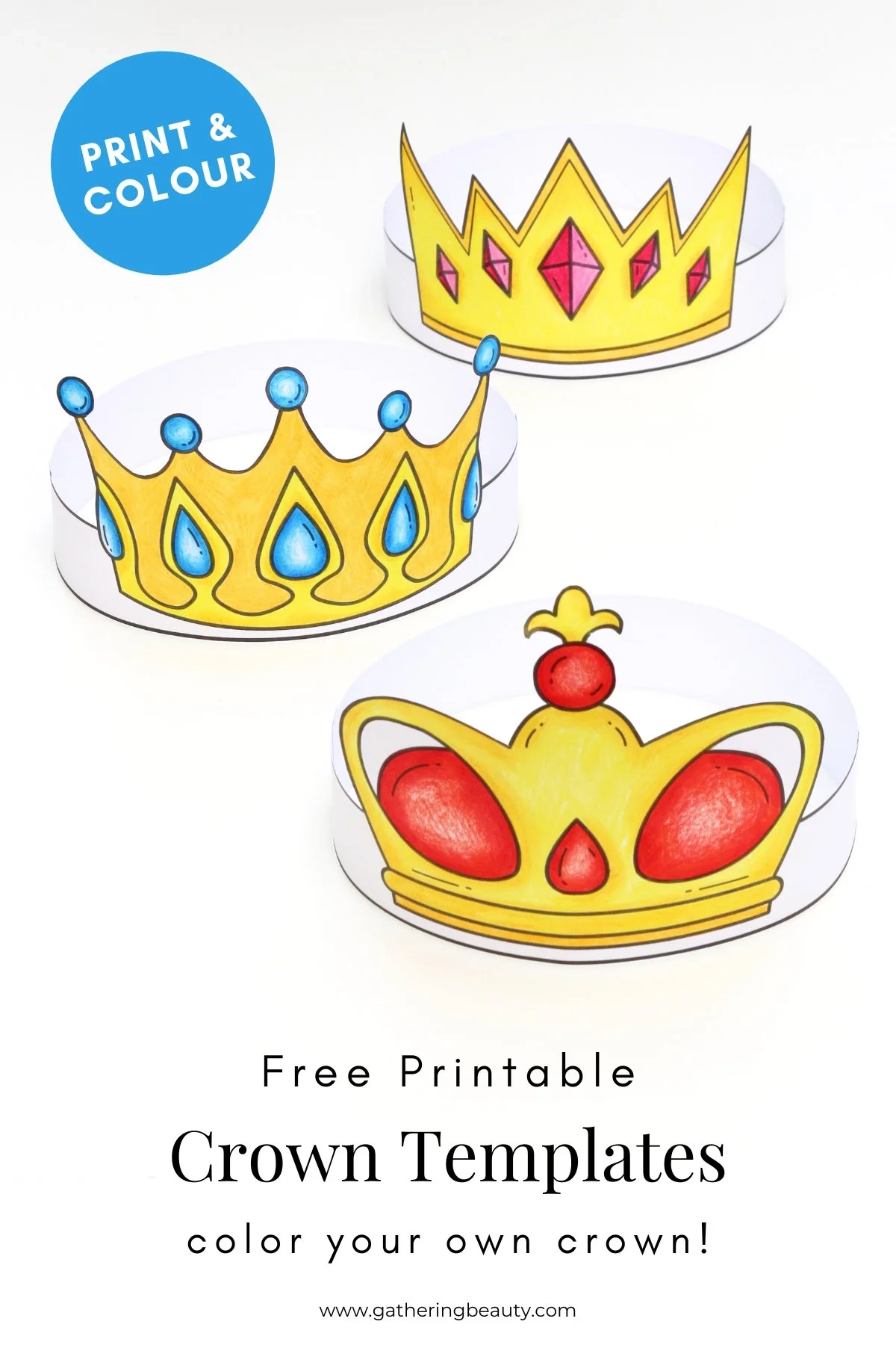 King Crown Template Printable