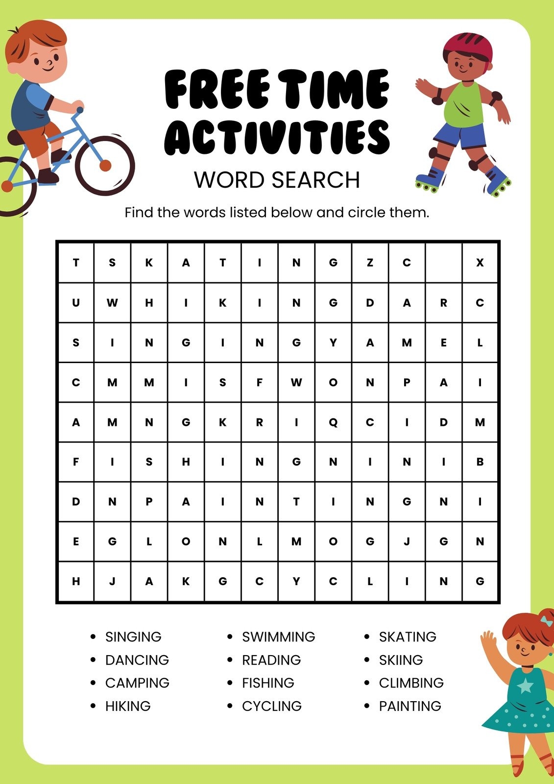 Free Printable Customizable English Worksheet Templates Canva 