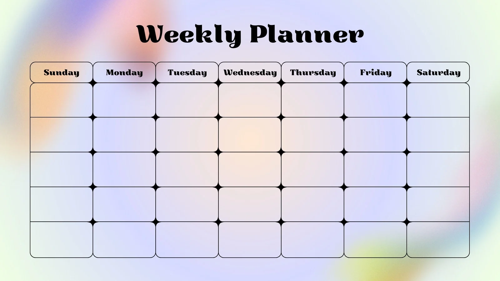 Printable Blank Calendar To Organize