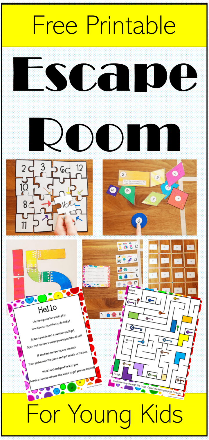 Free Printable Activity Room Escape Puzzles