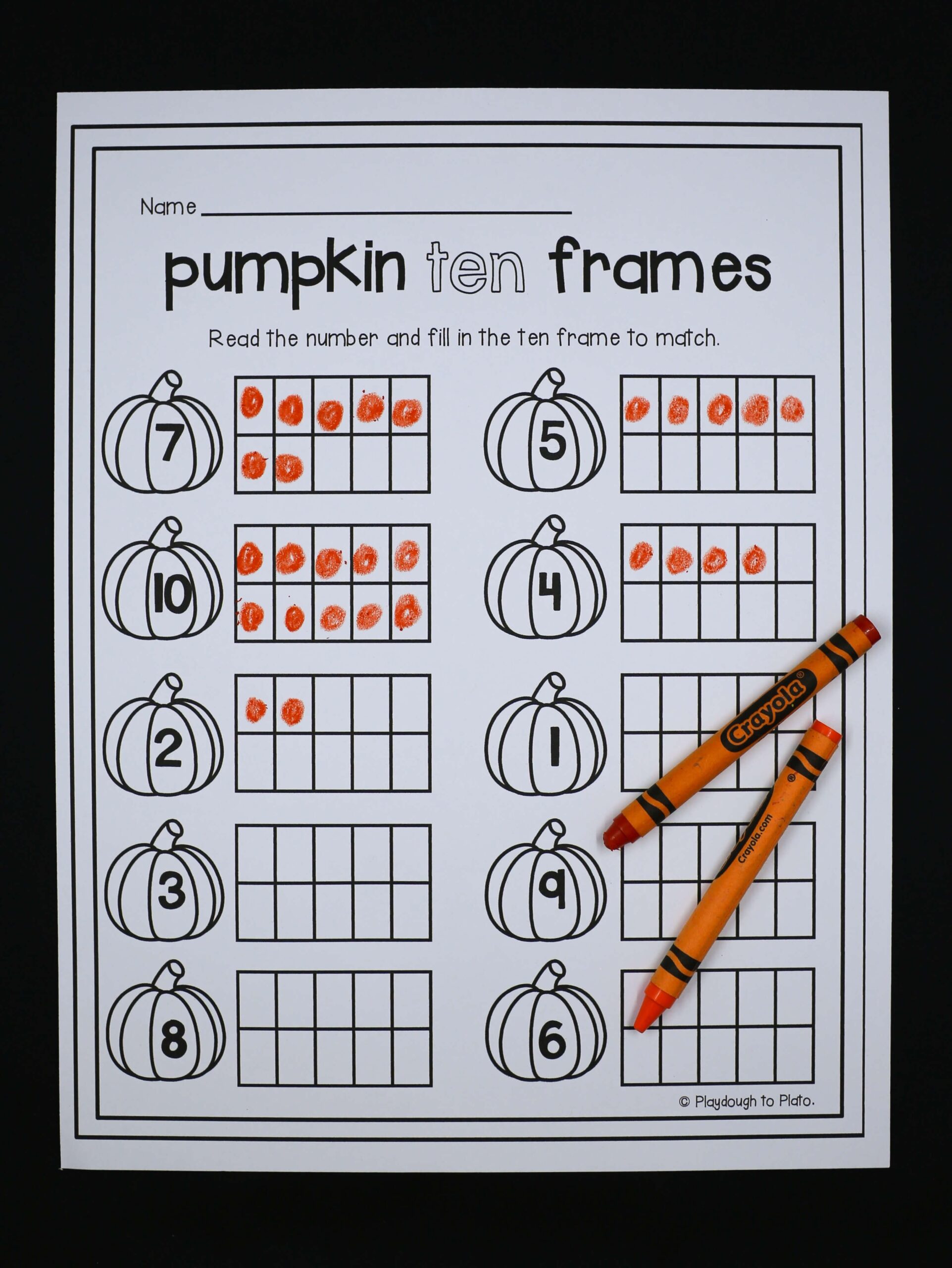 Free Printable Pumpkin Math Worksheets