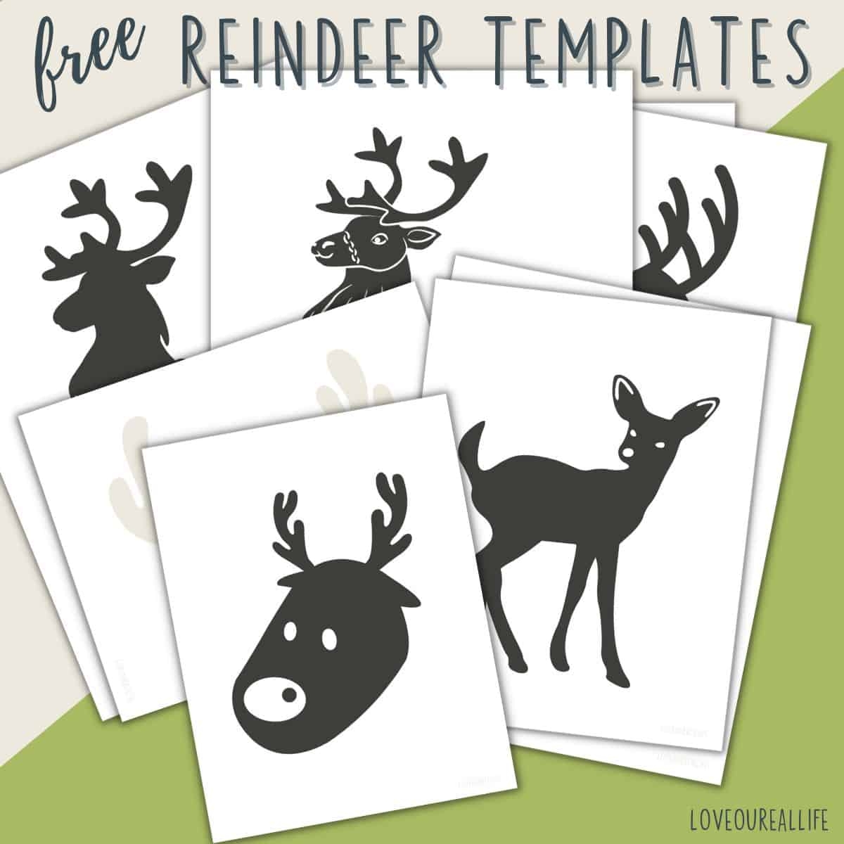 Reindeer Printable Template