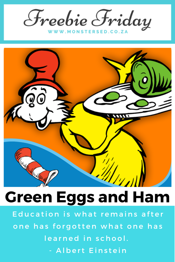 Green Eggs And Ham Printables