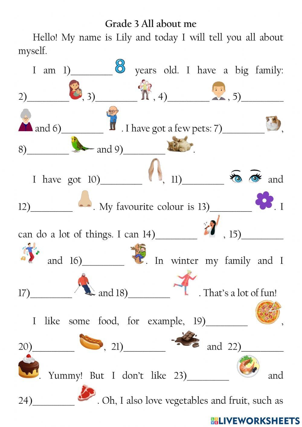 Grade 3 Vocabul Free Interactive Worksheets 7008021