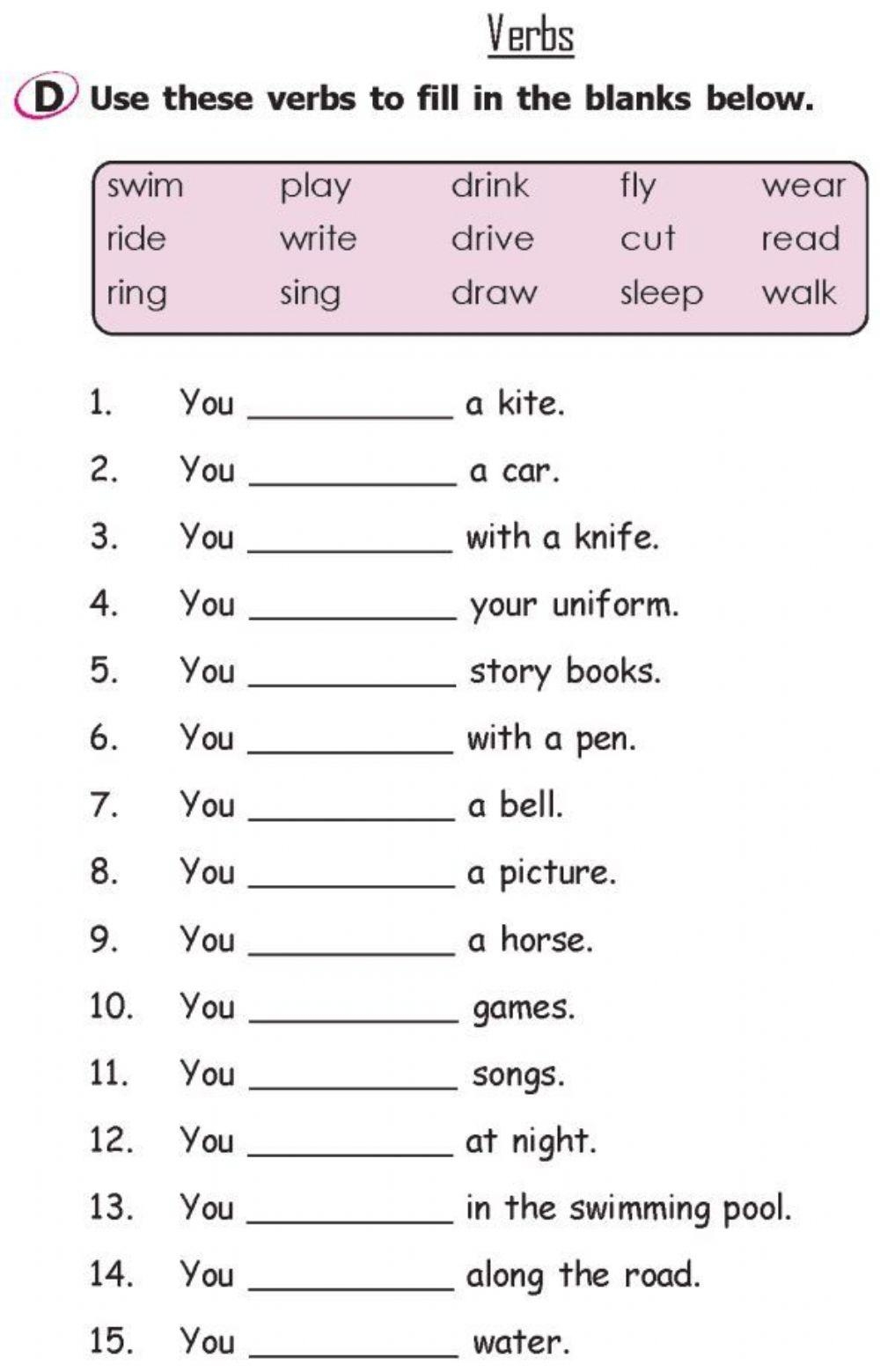 Printable Worksheets For 2nd Grade Grammar